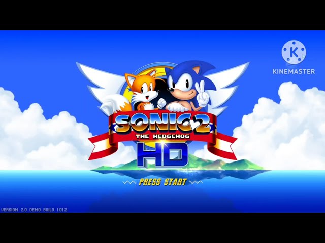 Sonic The Hedgehog 2 HD Title Screen but the music has been improved