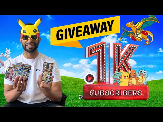 1000 Subscriber FREE GIVEAWAY!! We Opened Every Pack Of SV Pokemon Cards.