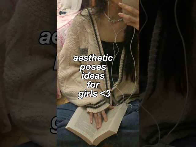 aesthetic poses for girls 🤍 #aesthetic #poses