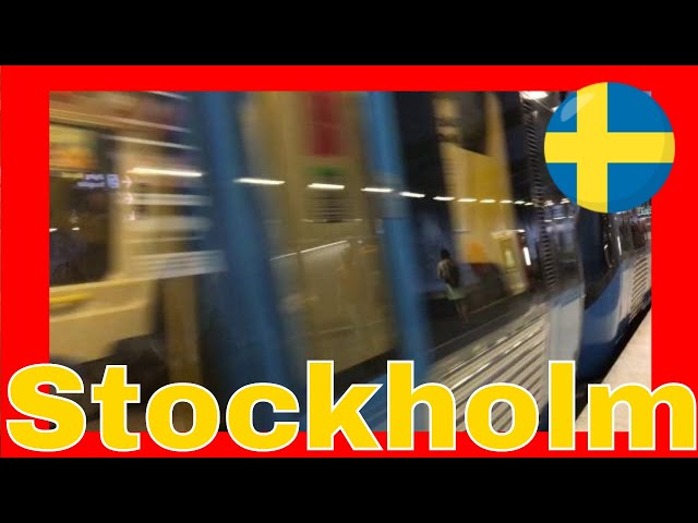 🇸🇪 The Stockholm metro, Stockholms tunnelbana Video 27 7 2017, 09 54 16