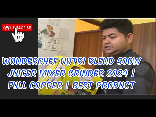 Wonderchef nutri blend 500W juicer mixer grinder  2024 | full Copper | best product @nilidentity
