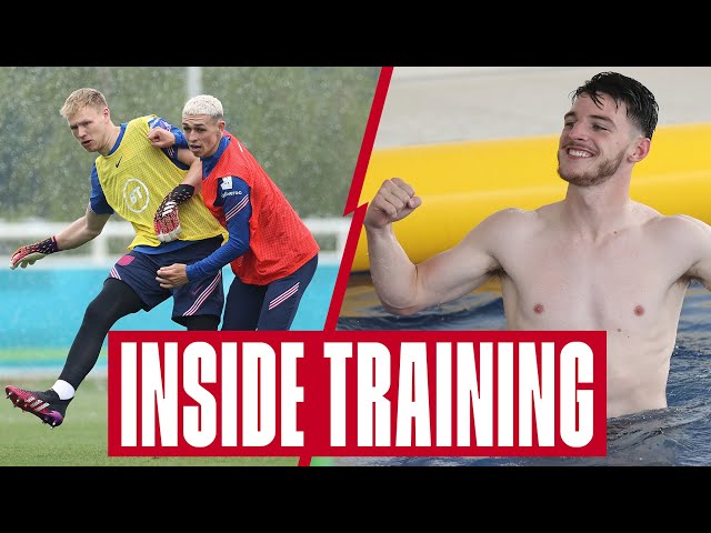 Pool Volleyball, Worldie Saves, Foden's Backheel & Recovery 🔥 Inside Training | England