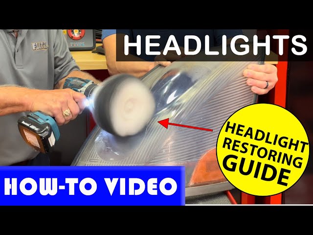 Secret To Restoring Cloudy Headlights with Flitz | IDS CAR CARE