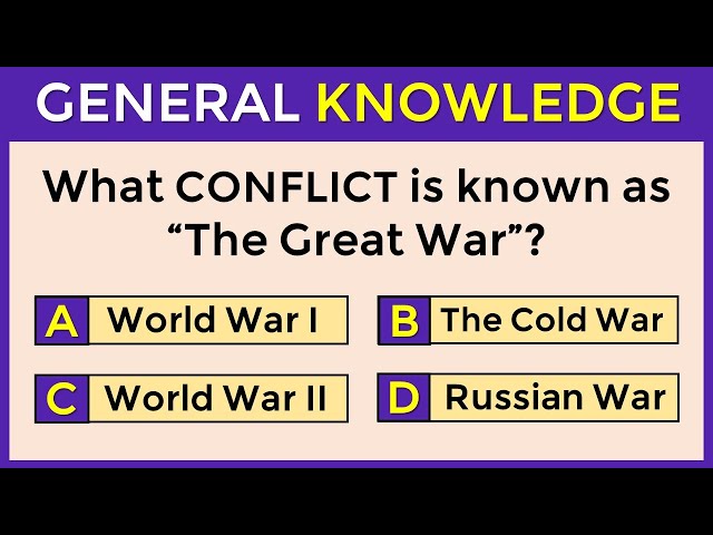 How Good Is Your General Knowledge? Take This 30-question Quiz To Find Out! #challenge 42