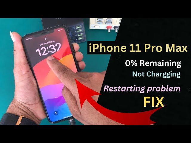 iPhone 11 Pro Max 0% Remaining On Charging! Charging Stuck at 0% Fix. 11 pro max not charging fix