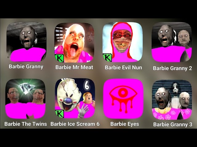 New Barbie Game Mods || Granny Mod | Mr Meat Mod | The Twins Mod | Eyes Mod | Granny 3 Mod