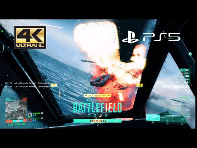 Battlefield 2042 Open Beta | APACHE Gameplay | PS5 4K