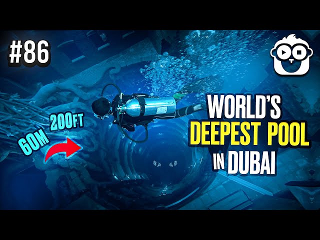 I dived in the DEEPEST pool in the world - Deep Dive Dubai