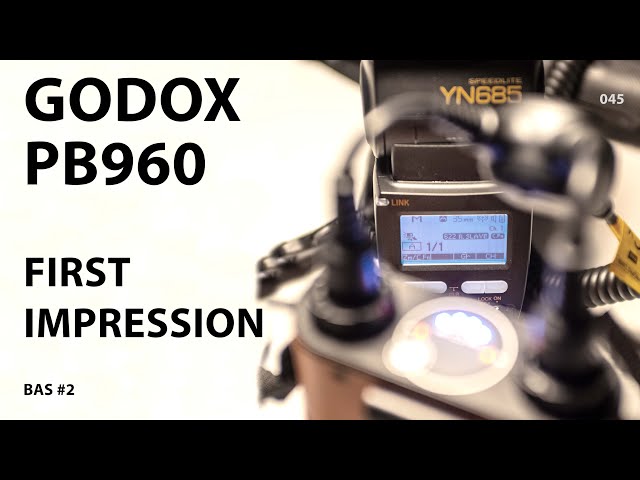 Godox propac PB960 - Why? And first impressions