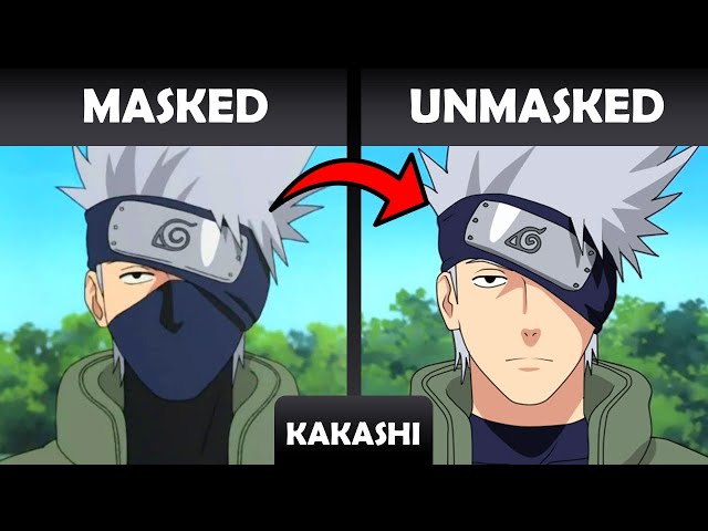 Unmasked Naruto And Boruto Characters