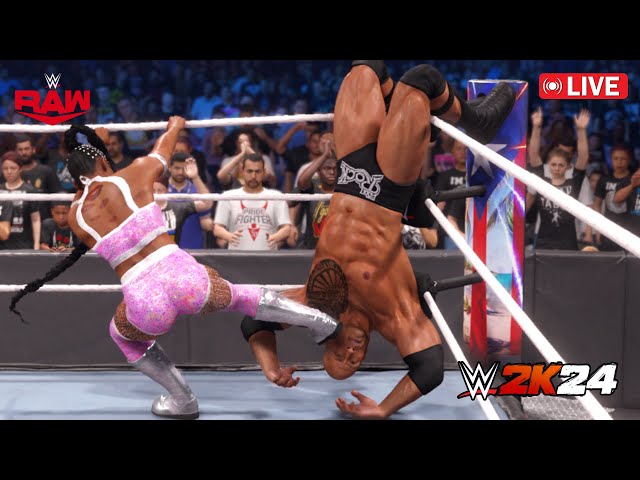 Live WWE 2K24 | Bianca Belair vs. Asuka | WWE Smackdown Today Fight