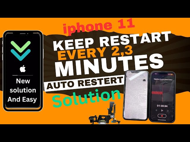How to iPhone 11 3 minute restart