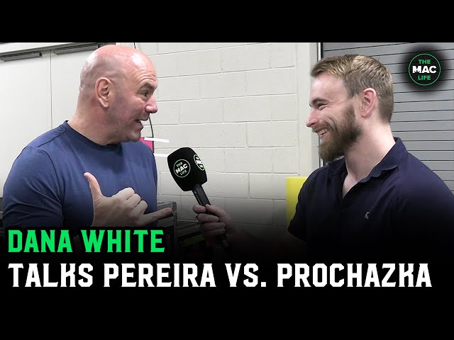 Dana White on Alex Pereira vs. Jiri Prochazka: "This isn't fabricated bulls***. This is real"