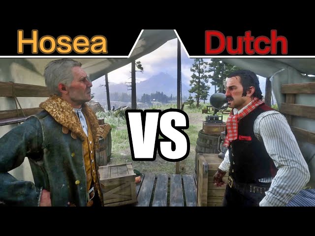 Hosea VS Dutch Arguments / Hidden Dialogue / Red Dead Redemption 2