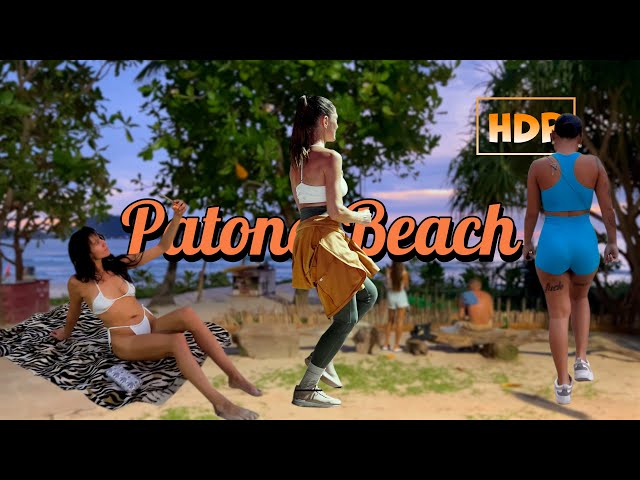 🔥 NIGHTLIFE IN THAILAND 🇹🇭 What's happening on Patong Beach, Phuket | Walking tour - ⁴ᴷ (HDR)