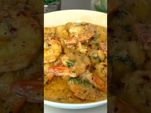 Coconut Garlic Butter Shrimp And Scallop