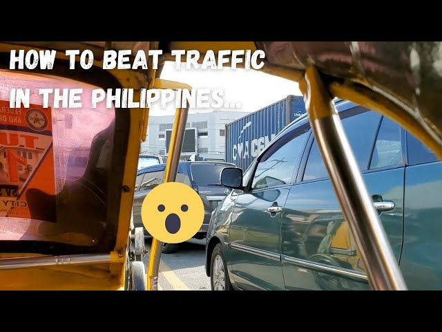 How to beat traffic in the Philippines by riding a tricycle; I was not expecting such a wild ride😲🙈