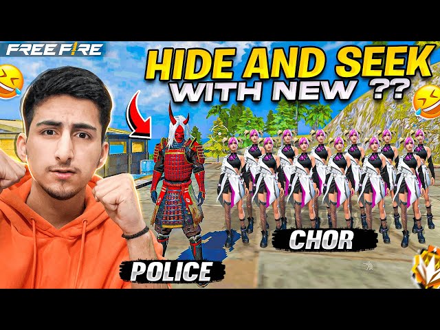 Hide And Seek With New Character Kassie😱😍49 Chor Vs 1 Police [A_s Gaming] - Free Fire India