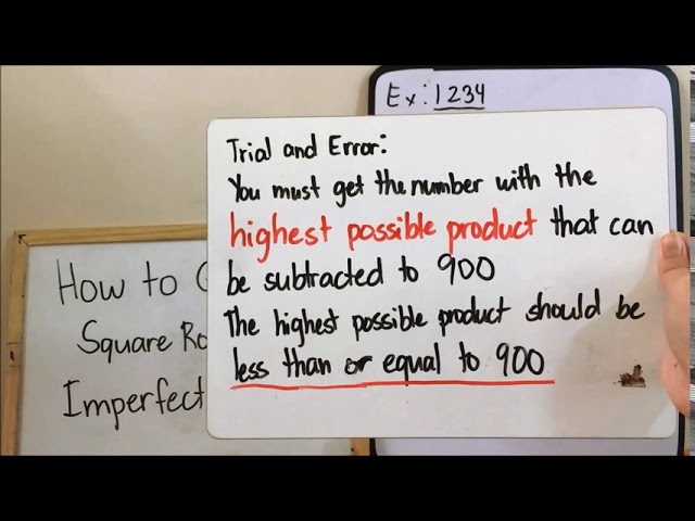 How to Get the Square Root of Imperfect Squares (Step by Step Detailed  Explanation)