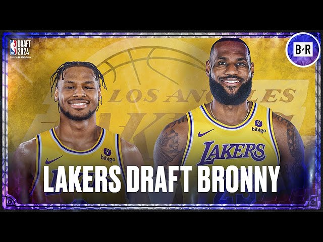 Lakers Draft Bronny James With the No. 55 Pick 🚨 | 2024 NBA Draft Reaction