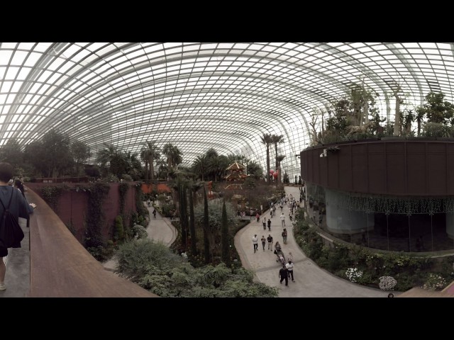 360 video: Flower Dome, Singapore
