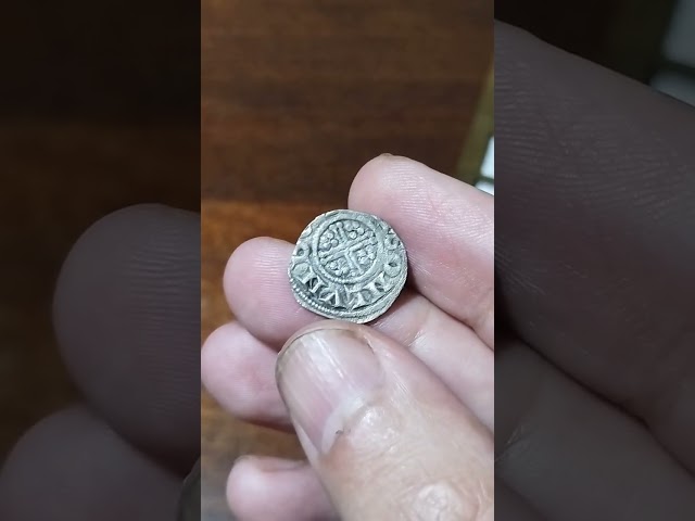 ENGLAND Henry III 1216-1272 Silver Penny Class 7A c. 1217-22 London Monneyer Elis #coin #numismatics