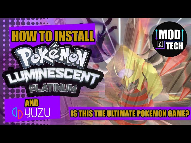 Pokémon Luminescent Platinum And YUZU Setup! The ULTIMATE Brilliant Diamond MOD