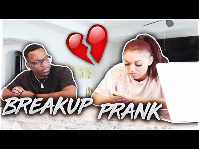BREAKING UP WITH WIFE ON APRIL FOOLS DAY PRANK!! (BACKFIRES)