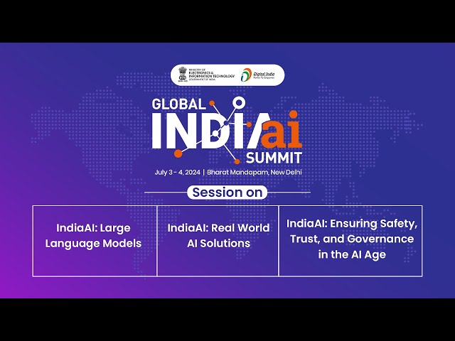 Sessions at Global IndiaAI Summit 2024 | AI in India | Artificial Intelligence