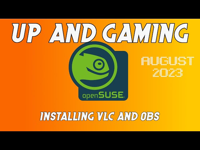 openSUSE Tumbleweed: Installing OBS & VLC from the Packman Repo WITHOUT the Command Line