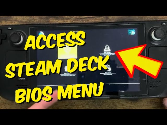 How To Access Steam Deck Bios Menu (Safe mode) - 2024