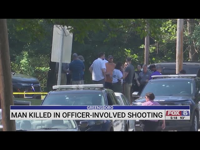 Man killed in officer-involved shooting in Greensboro