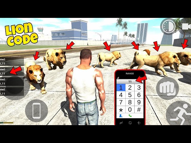 Lion Cheat Code ? in Indian bike driving 3d | Indian bike driving 3d | Indian bike driving 3d lion