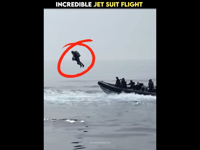 Incredible Jet Suit Flight #jetsuit #facts #science #shorts