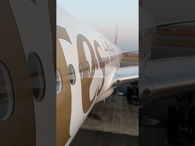 Emirates B777-300 ER at Luanda airport #shorts #tripreport