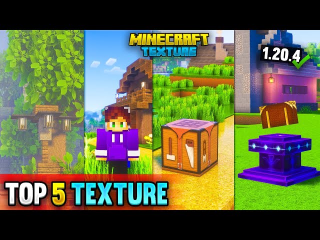 Top 5 Vanilla+ Texture Packs For Minecraft 1.20.4 / 1.19 - 2024 Free