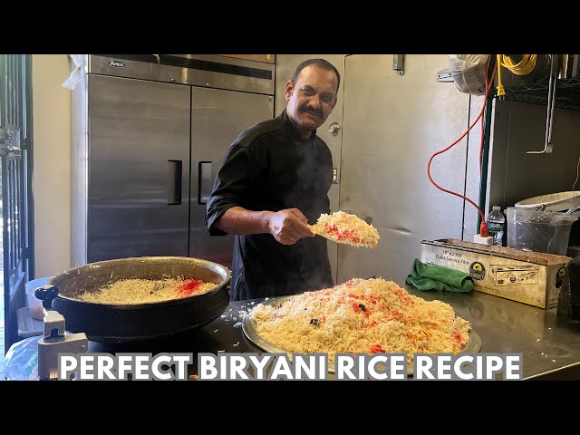 Biryani Rice Recipe | बिरयानी के चावल की रेसिपी | How To Make Perfect Biryani Rice | Rice Recipe