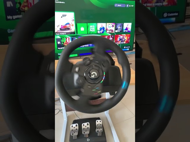 G923 Logitech wheel setup Xbox X