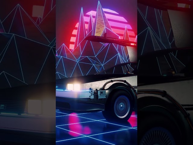Back to the Future - Chillwave - Synthwave - Retrowave Mix #shorts