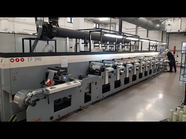 MPS  EF-340 - 8 color gearless flexo-printing machine
