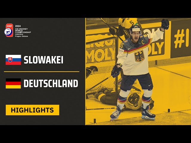 Slowakei vs. Deutschland | Highlights - 1. Spieltag, Eishockey-WM 2024 | SDTV Eishockey