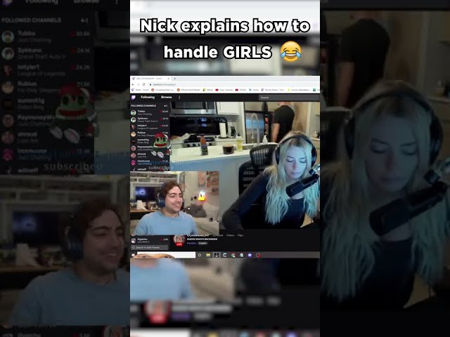 Nick explains how to handle GIRLS 🤣