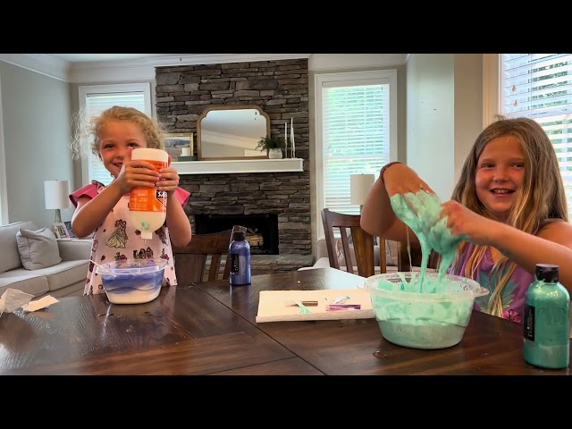 Rhainy Day Crafts - We’re back! Making slime with Blake!