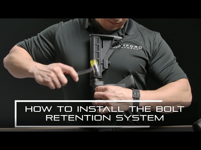 Installing the Bolt Retention System (BRS)