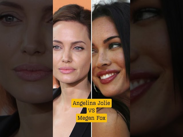 Angelina Jolie VS Megan Fox #angelinajolie #meganfox #vs