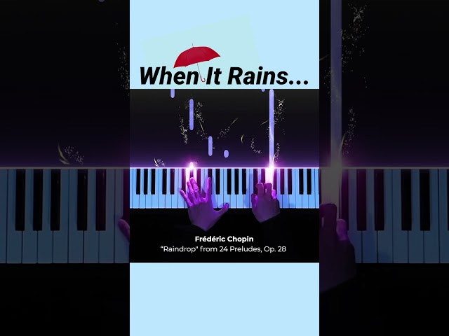 Chopin's Raindrop Prelude: Relaxing Piano Music for a Rainy Day