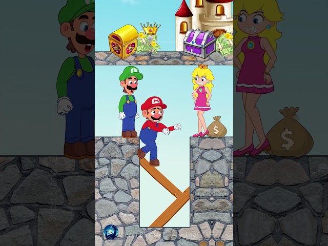 Mario hates Peach 🍄 GOOD VS BAD - Which Are YOU❓💚 #shorts #tiktok #Story #fairytales #viral