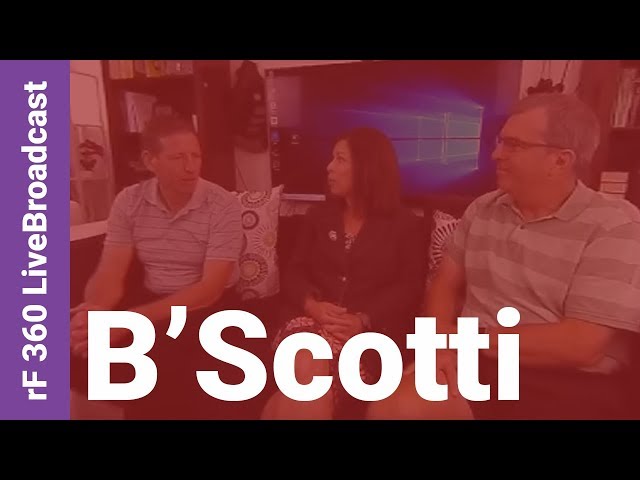 rF 360 LiveBroadcast - Tina and Scott Banaski with B'Scotti