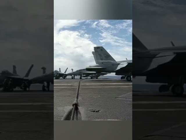 why pilot increases speed when landing on an aircraft carrier