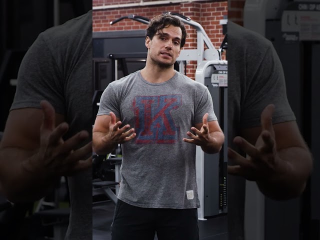 Henry Cavill's dumbbell curls directly translate to his role in 'The Witcher' #menshealth